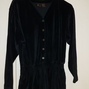 Liz Claiborne Pants - VINTAGE Velour Jumpsuit Liz Claiborne Pants - VINTAGE Velour Jumpsuit